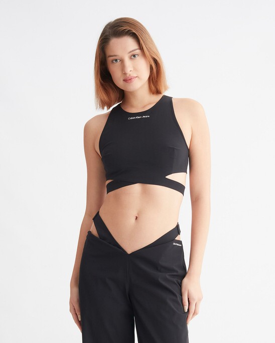 MOVEMENTS CUT OUT BACK ZIP TOP