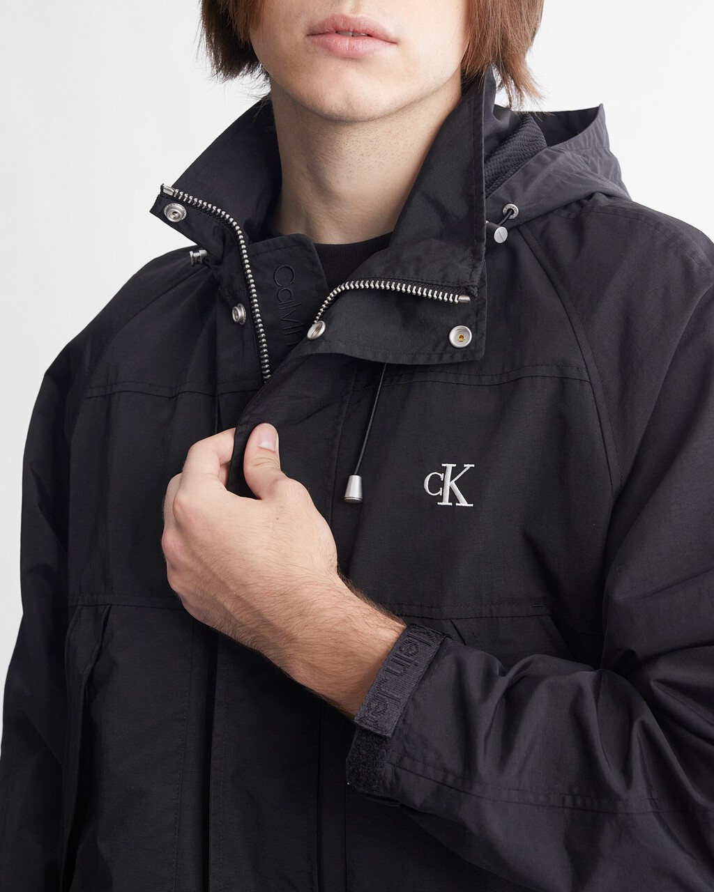 Monogram Technical Windbreaker, Ck Black, hi-res