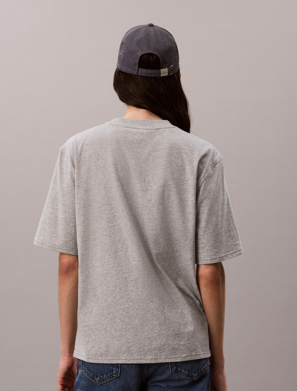 Script Logo T-Shirt, B10 Grey Heather, hi-res