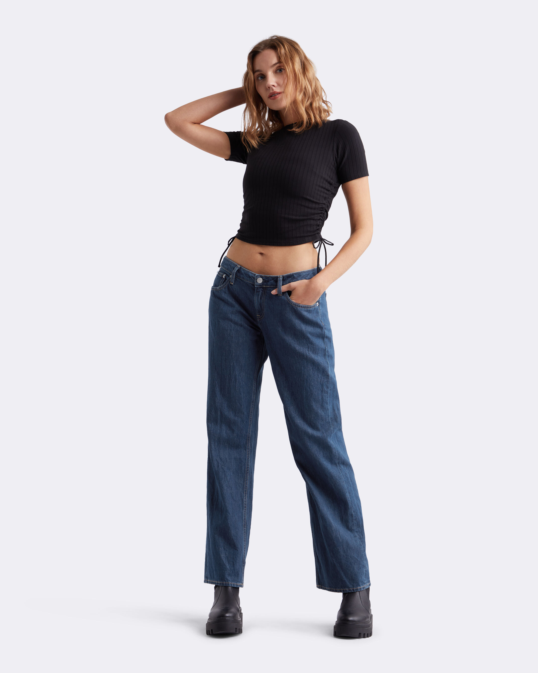 Extreme low rise jeans deals