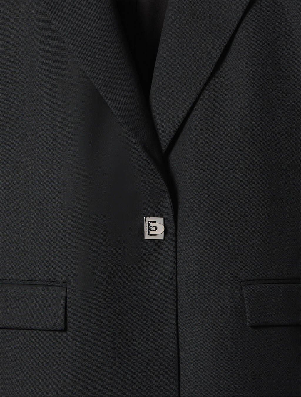 寬鬆剪裁西裝外套, Black, hi-res