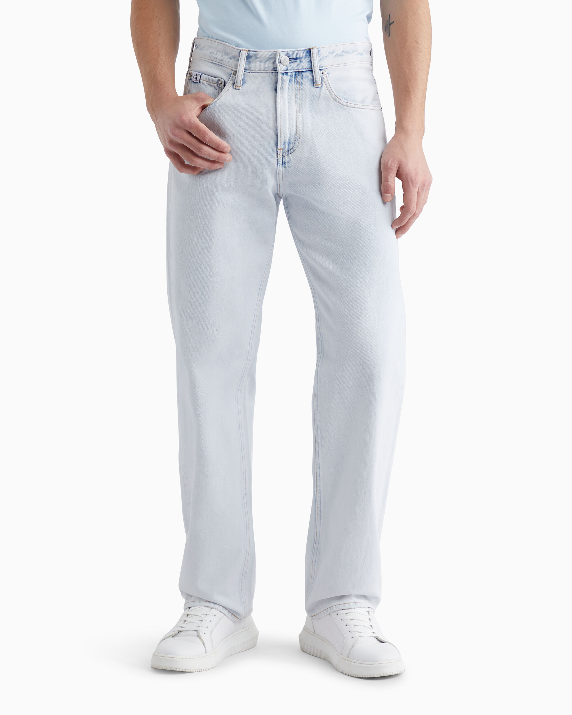 Light Blue 90s Straight Jeans blue Calvin Klein Hong Kong