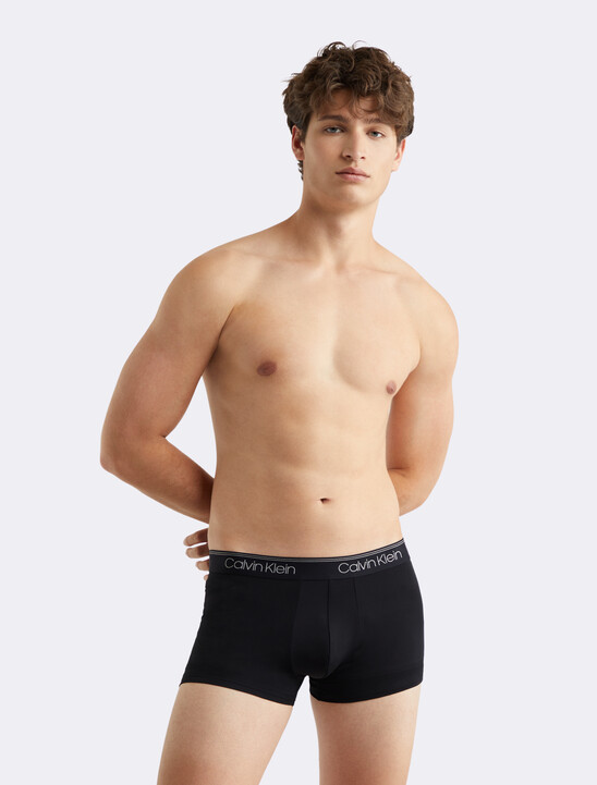Calvin Klein Logo 低腰貼身短版四角褲 3 件組
