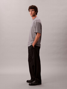 CK Emblem Patch Tee, Med Grey Heather, hi-res