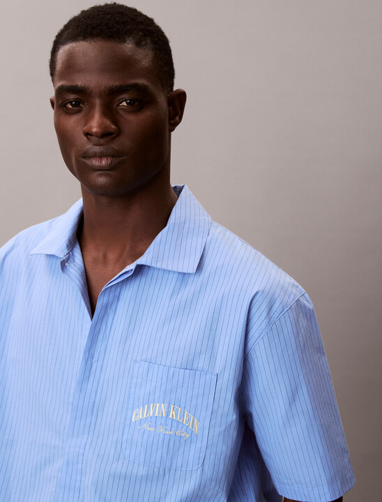 Cotton Crest Logo Pyjama Top