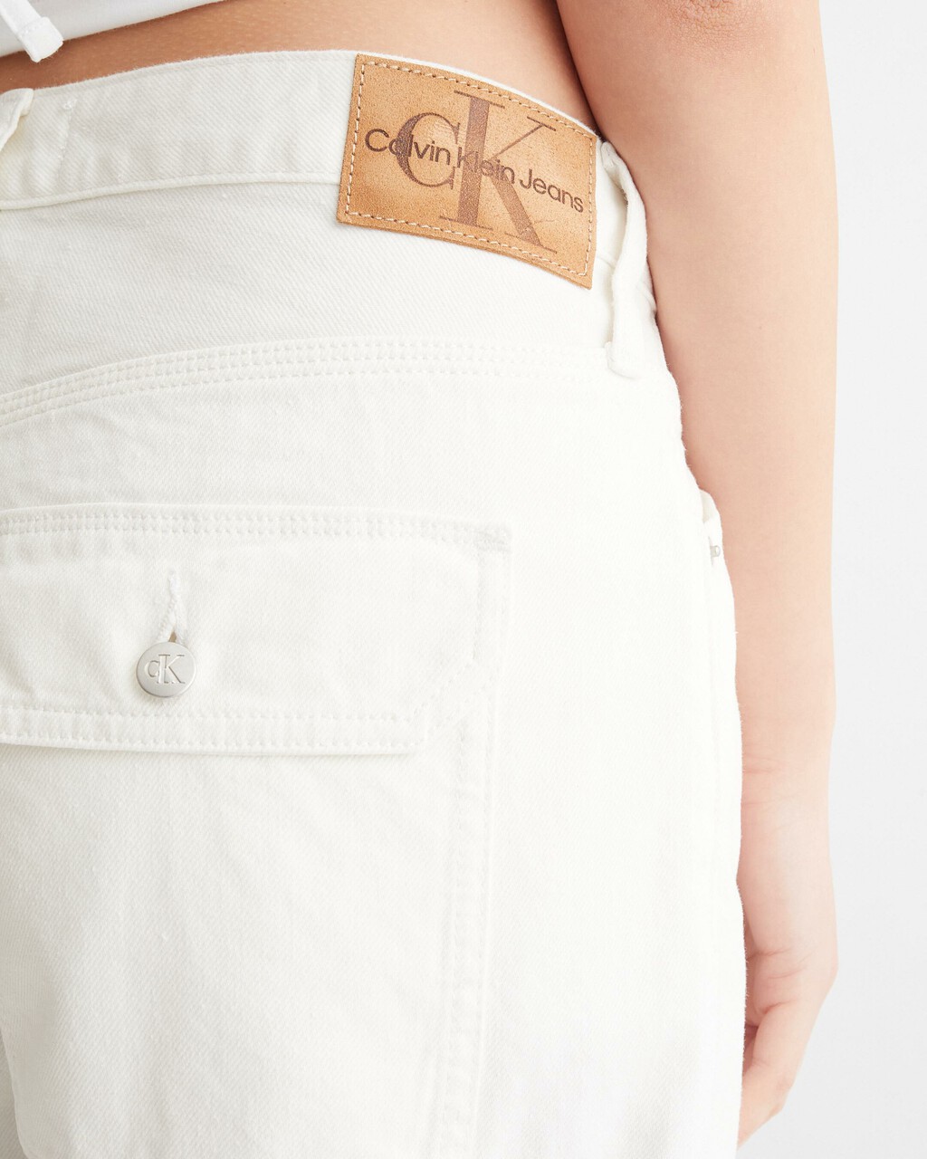 Reconsidered 90s Straight Carpenter Shorts, Denim Light, hi-res