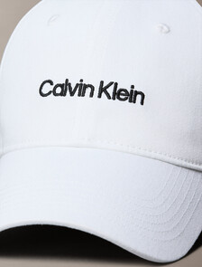 Logo Embroidery Baseball Cap, Bright White, hi-res