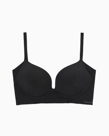 Invisibles Push Up Plunge Bra, Black, hi-res