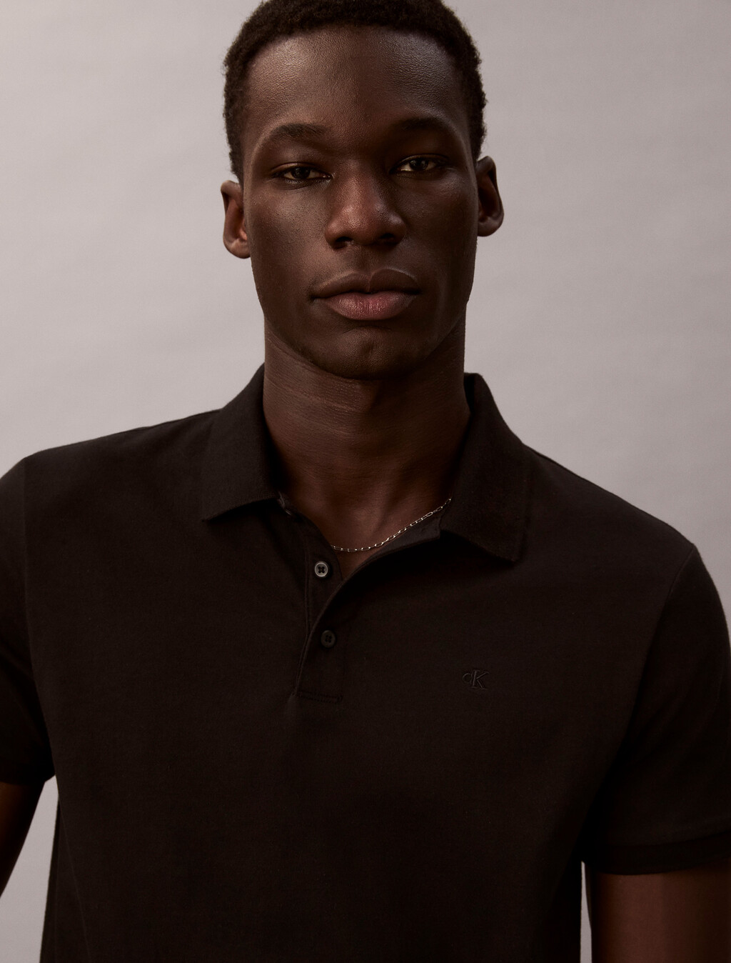 Classic Monogram Polo, Black, hi-res