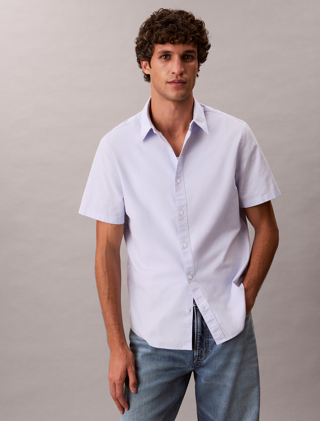 Classic Oxford Shirt, Heavenly Iris, hi-res