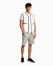 CORE TIPPED SLIM POLO, Bright White, hi-res
