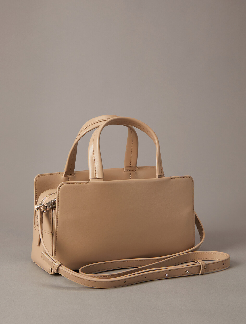 CK Attaché Small Satchel, Savannah Tan, hi-res