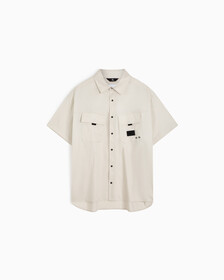 37.5 Short Sleeve Utility Shirt, Eggshell, hi-res
