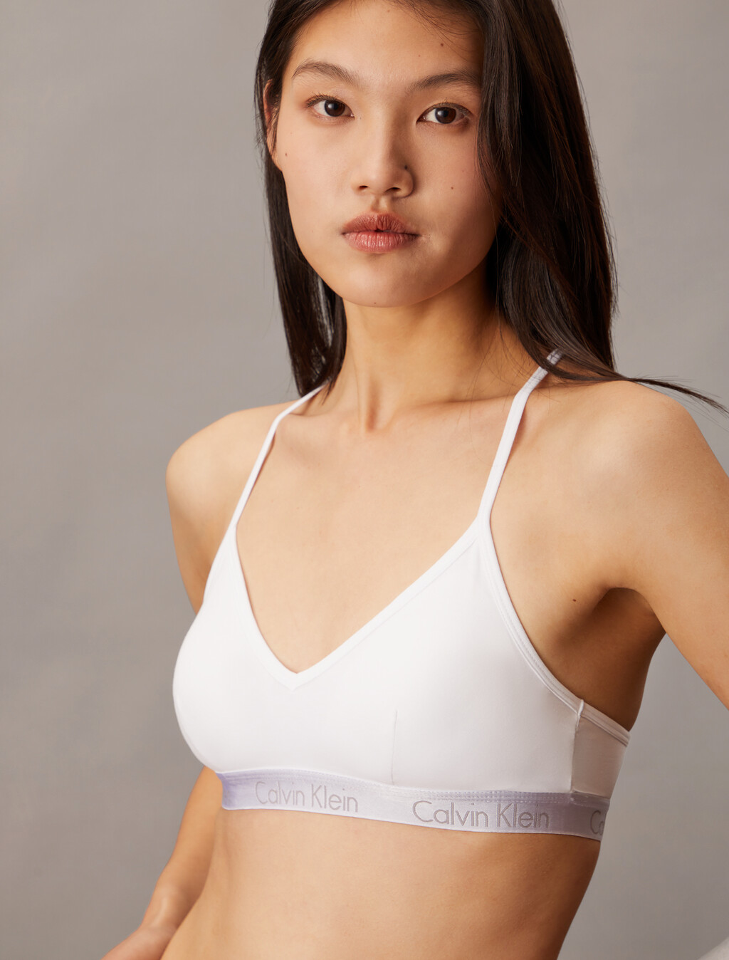 Motive Cotton Lightly Lined Bralette, Classic White, hi-res