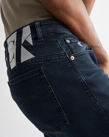 Body Jeans, Blue Black Back Embro, hi-res