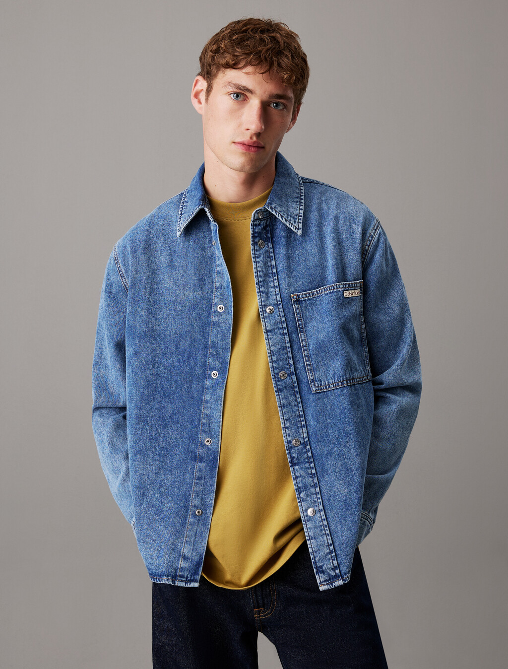 牛仔襯衫, Denim Light, hi-res