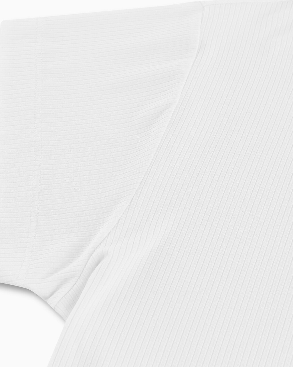 MONOGRAM 側褶 T 裇, Bright White, hi-res