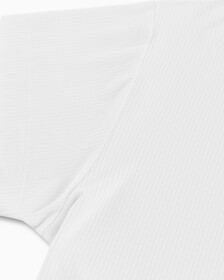 MONOGRAM 側褶 T 裇, Bright White, hi-res
