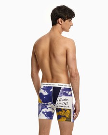 COTTON STRETCH 貼身四角褲, Hero Graphic_White, hi-res