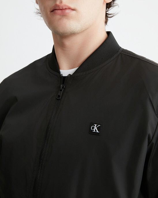 CK Badge Nylon Bomber Jacket