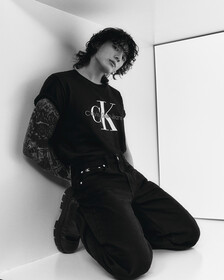 Monogram Organic Cotton 上衣, Ck Black, hi-res