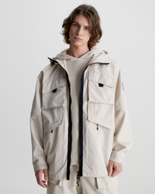 2-In-1 Relaxed Parka Coat, Classic Beige, hi-res