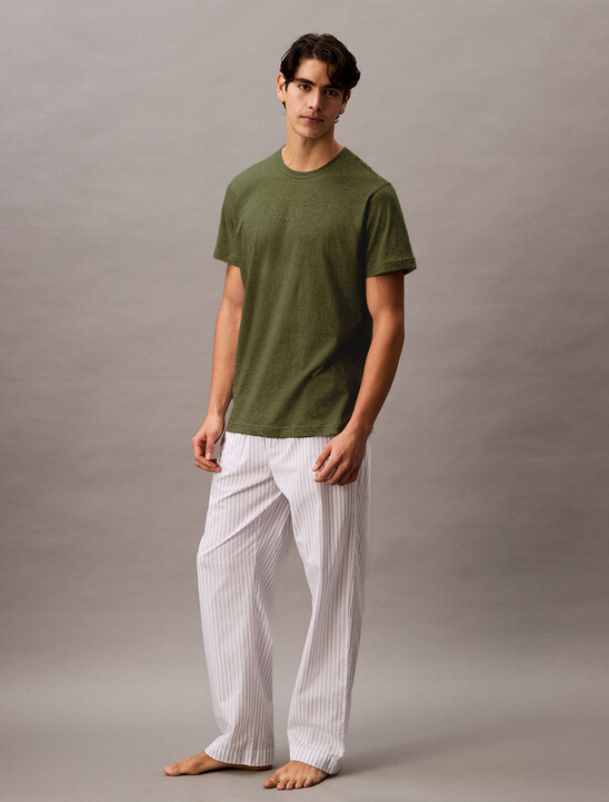 100% Cotton Crewneck Sleep T-Shirt
