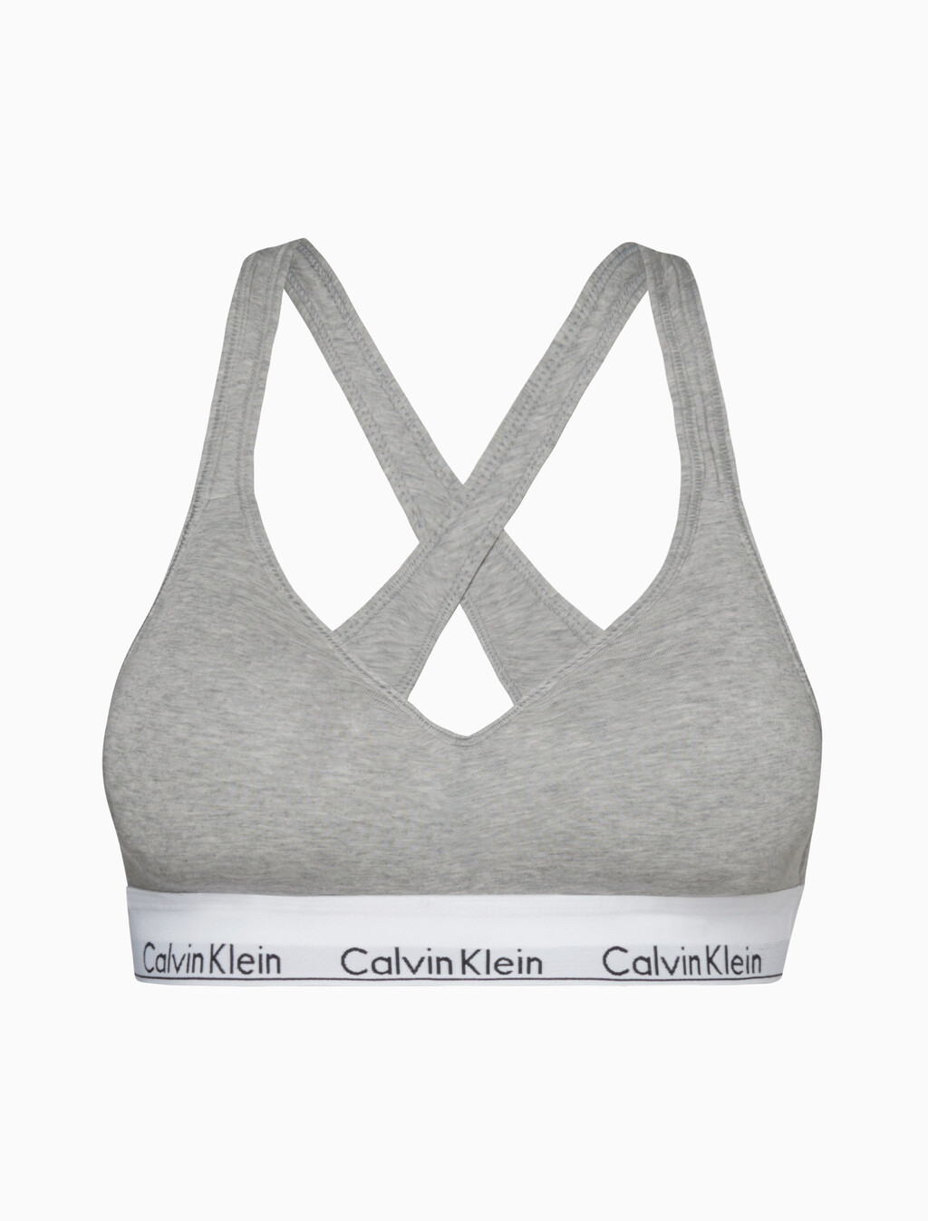 Icon Cotton Lift Pluge Bra, H111 Heather Grey, hi-res