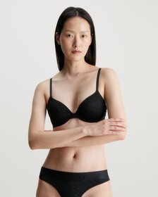 Intrinsiclace T-Shirt Bra, BLACK, hi-res
