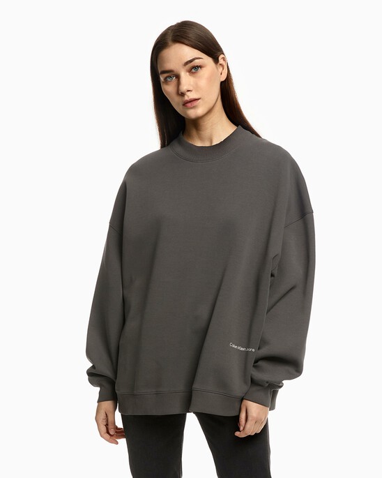HYBRID COMFORT BACK SLOGAN SWEATSHIRT