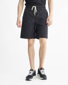 Water-Repellent Gym Shorts, BLACK BEAUTY, hi-res