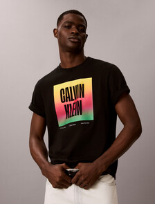 Relaxed Logo T-shirt - Pride, Black, hi-res