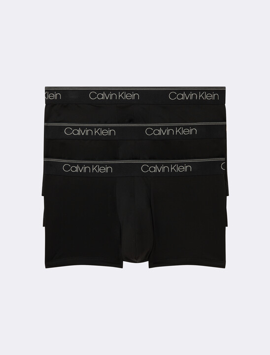 Calvin Klein Logo 低腰貼身短版四角褲 3 件組