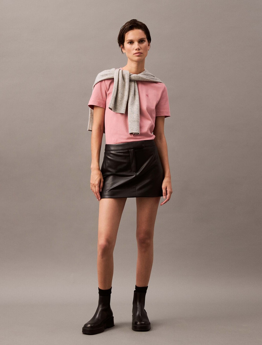 CLASSIC SLIM T 恤, Dusty Rose, hi-res