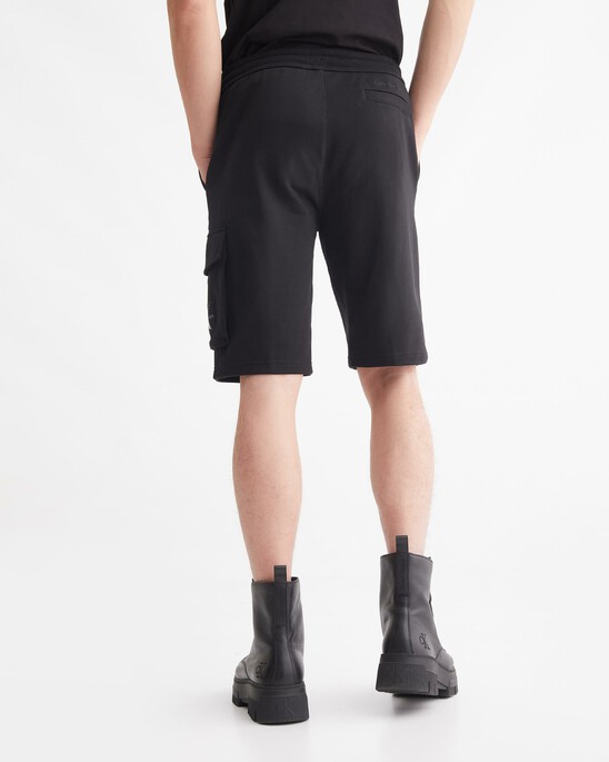 MONOGRAM  BADGE  SWEAT SHORTS