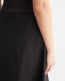 PREMIUM CAPSULE FRONT ZIP A LINE SKIRT, Ck Black, hi-res