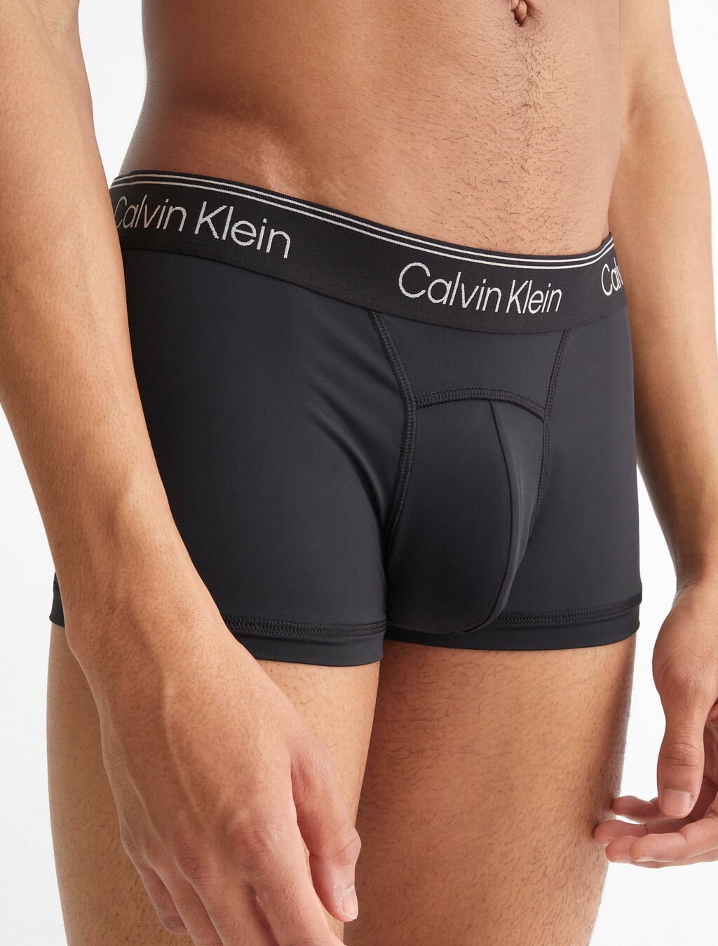 Athletic Micro Low Rise Trunks, Black, hi-res