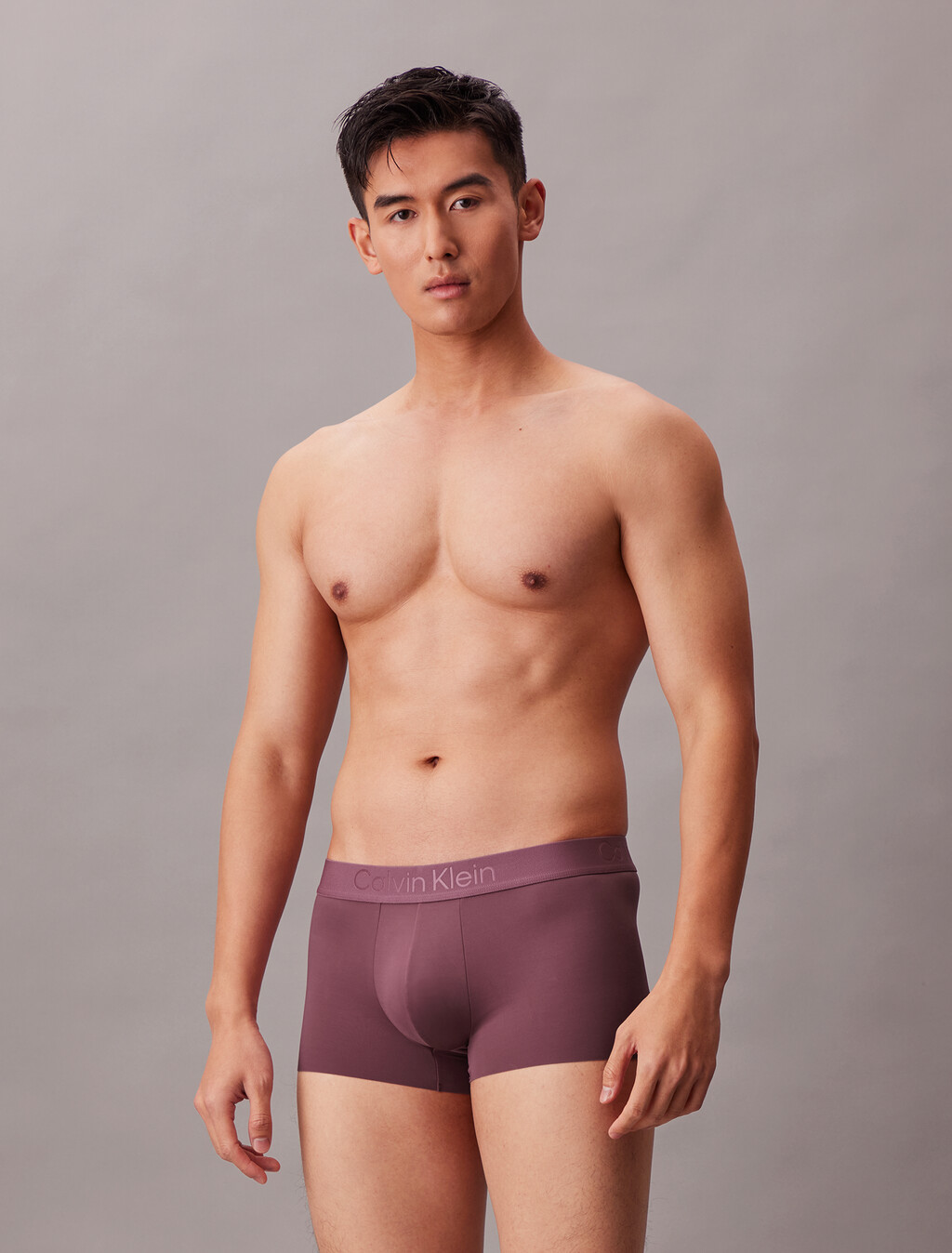 CK Black 超細纖維彈性低腰平口內褲, Berry Wild, hi-res