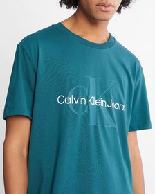 Monogram Organic Cotton 上衣, Atlantic Deep, hi-res