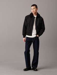 90 年代直筒牛仔褲, CK CLASSIC BLACK, hi-res
