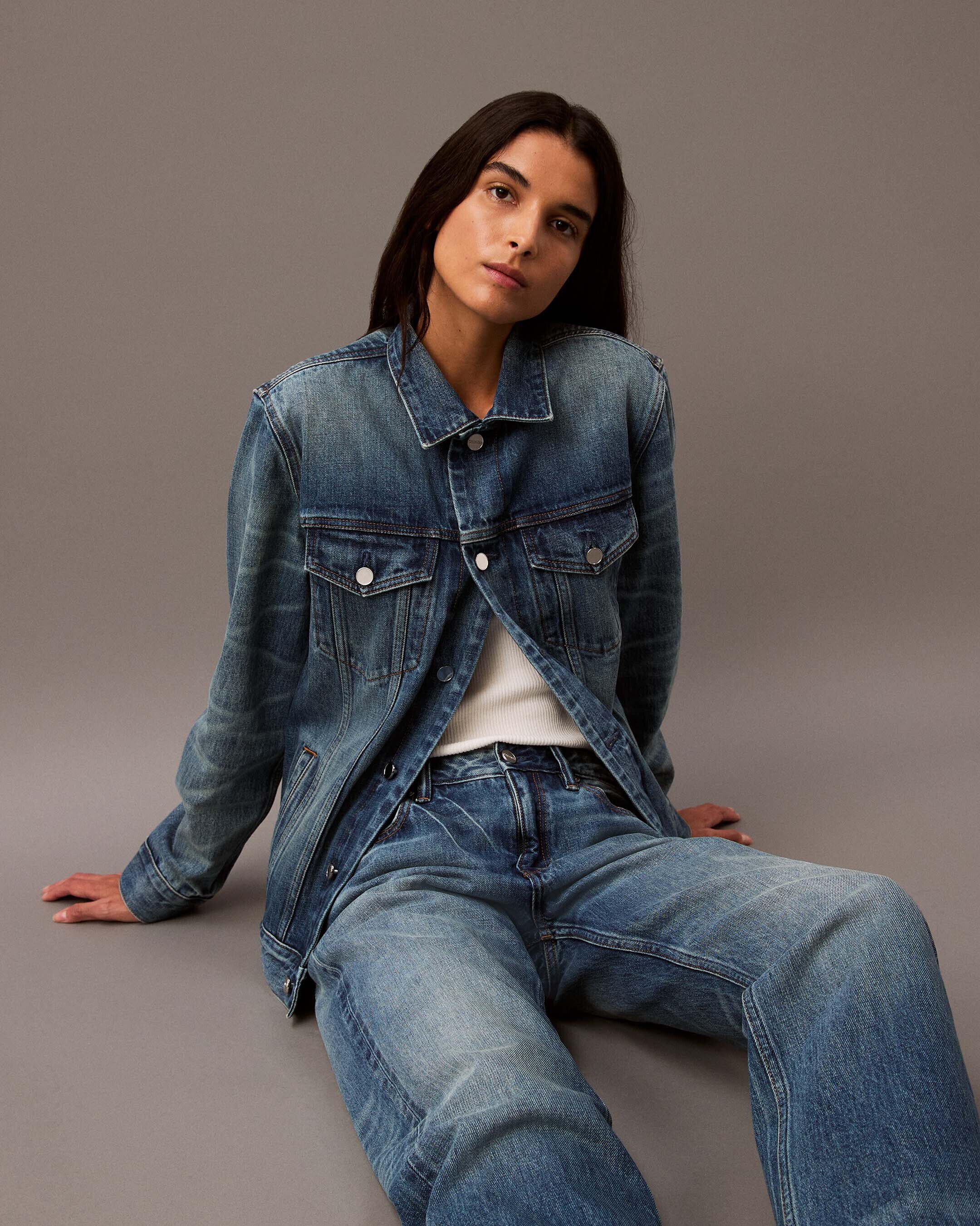 Selvedge Modern Loose Fit Jeans | blue | Calvin Klein Hong Kong