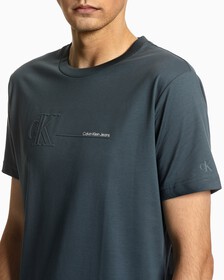Urban Monogram Slim Tee, Ocean Teal, hi-res