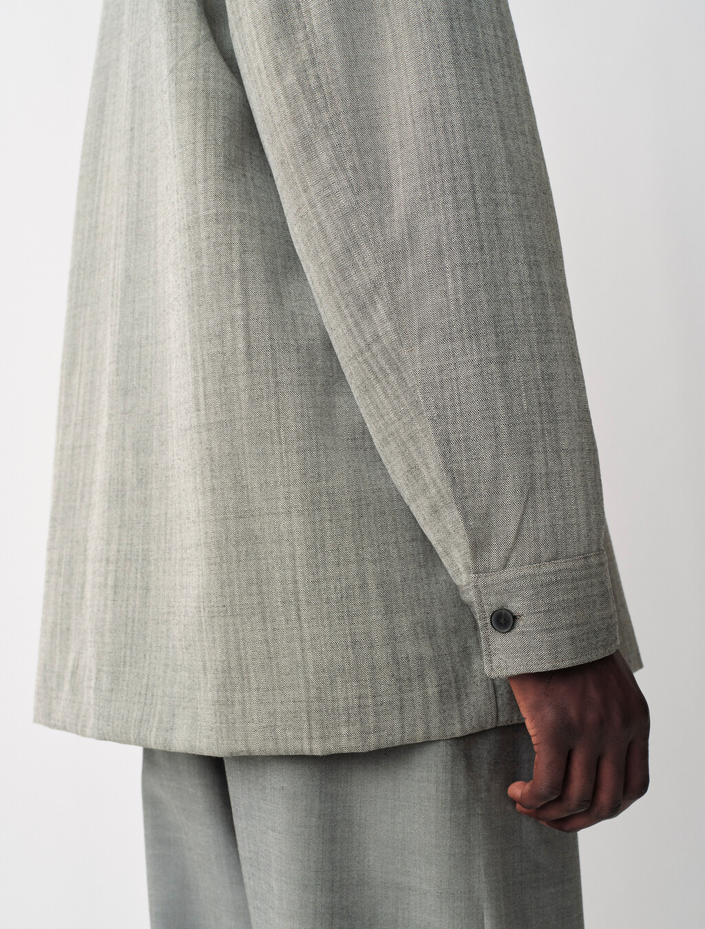 Kostas襯衫外套, GREY, hi-res