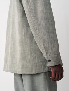 Kostas襯衫外套, GREY, hi-res