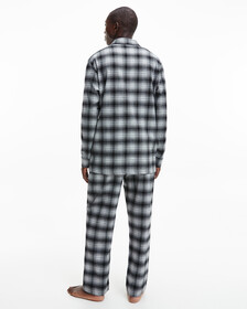 法蘭絨長袖裇衫, CK Shadow Plaid+Black, hi-res