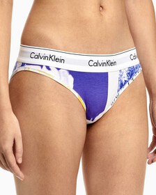 MODERN COTTON BIKINI, Hero Graphic Floral+White, hi-res