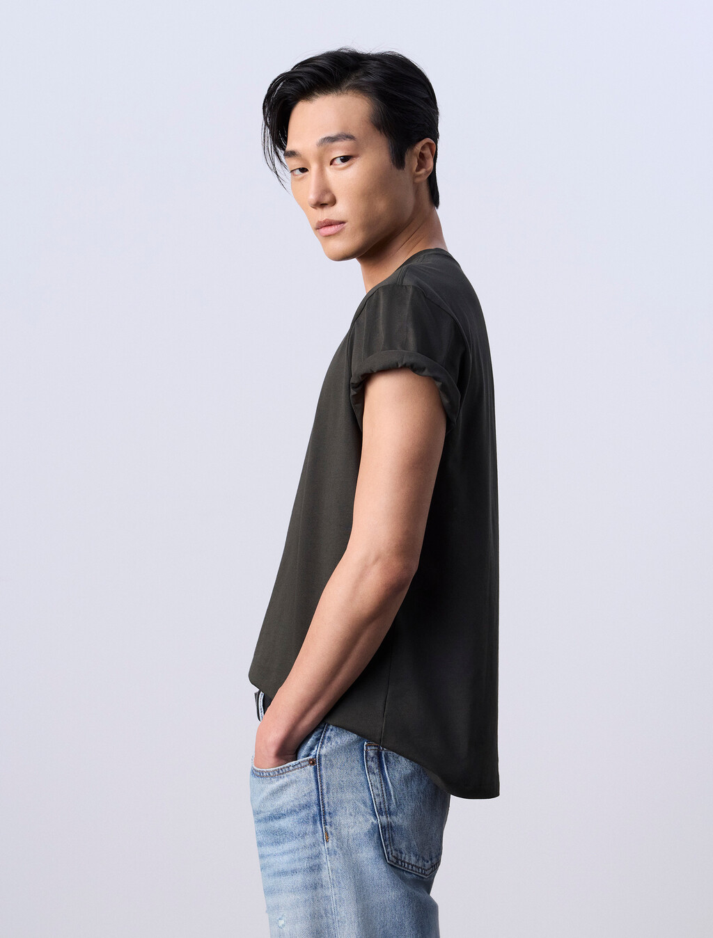 Jung Kook for Calvin Klein Monologo T 恤, Peat, hi-res