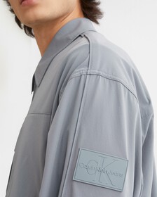 PREMIUM ESSENTIALS 裇衫款外套, Overcast Grey, hi-res