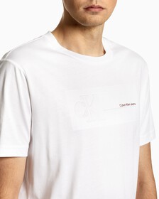 URBAN MONOGRAM 修身 T 裇, Bright White, hi-res