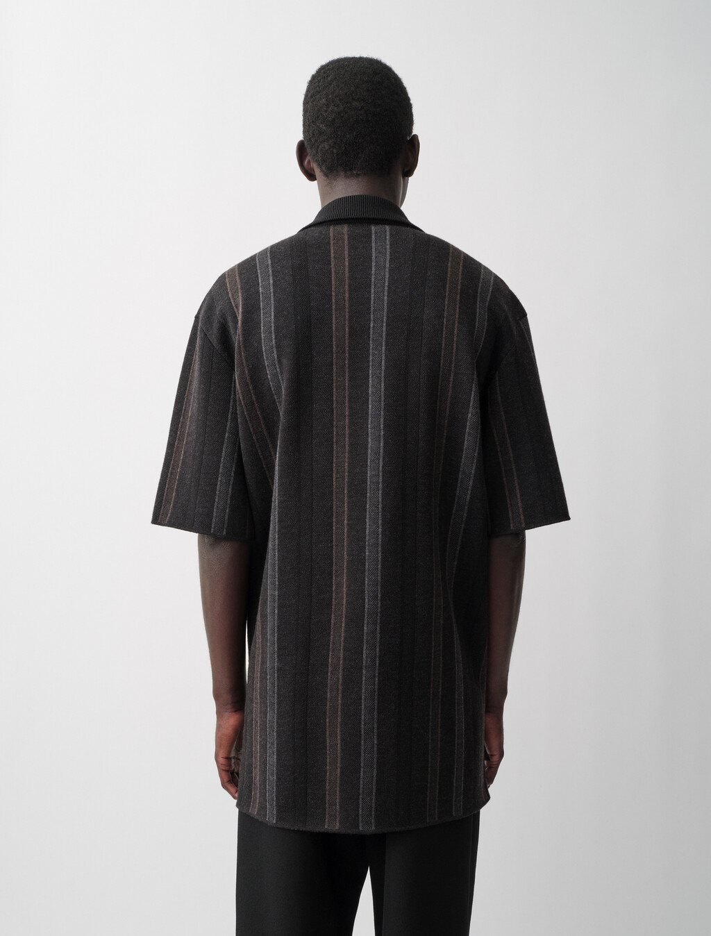 Cole提花Polo衫, STONED BLACK, hi-res